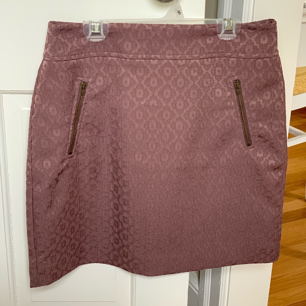 Beautiful purple Loft skirt!! Like new